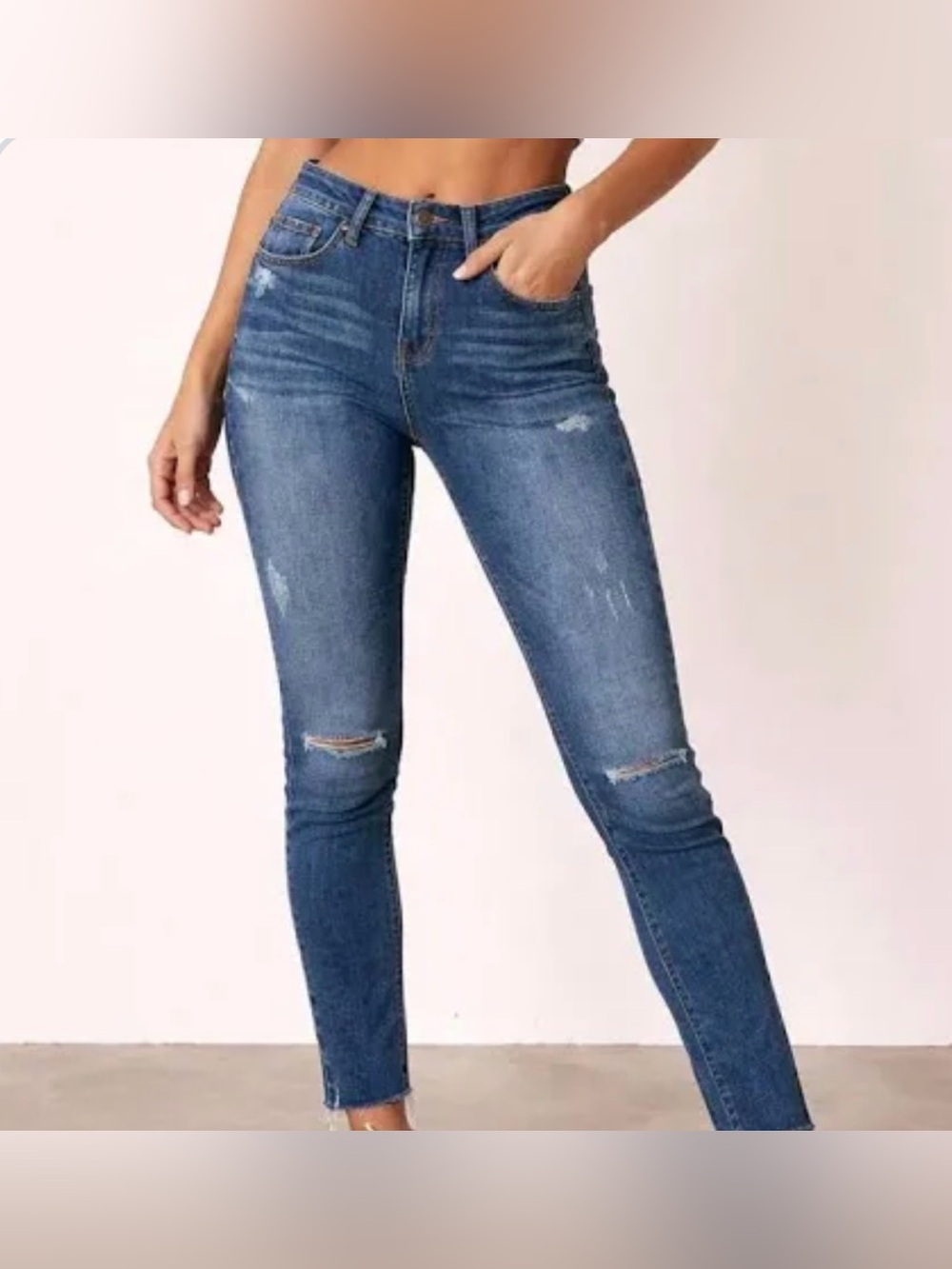Pistola High-Rise Skinny Jeans for Women - Blue